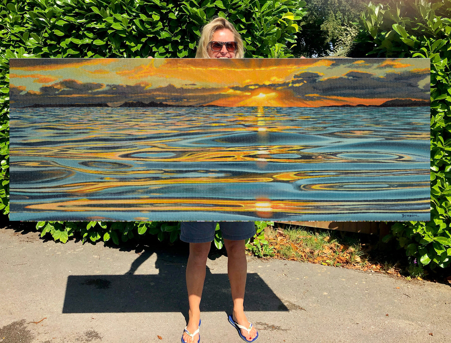 Liquid gold, Arisaig print