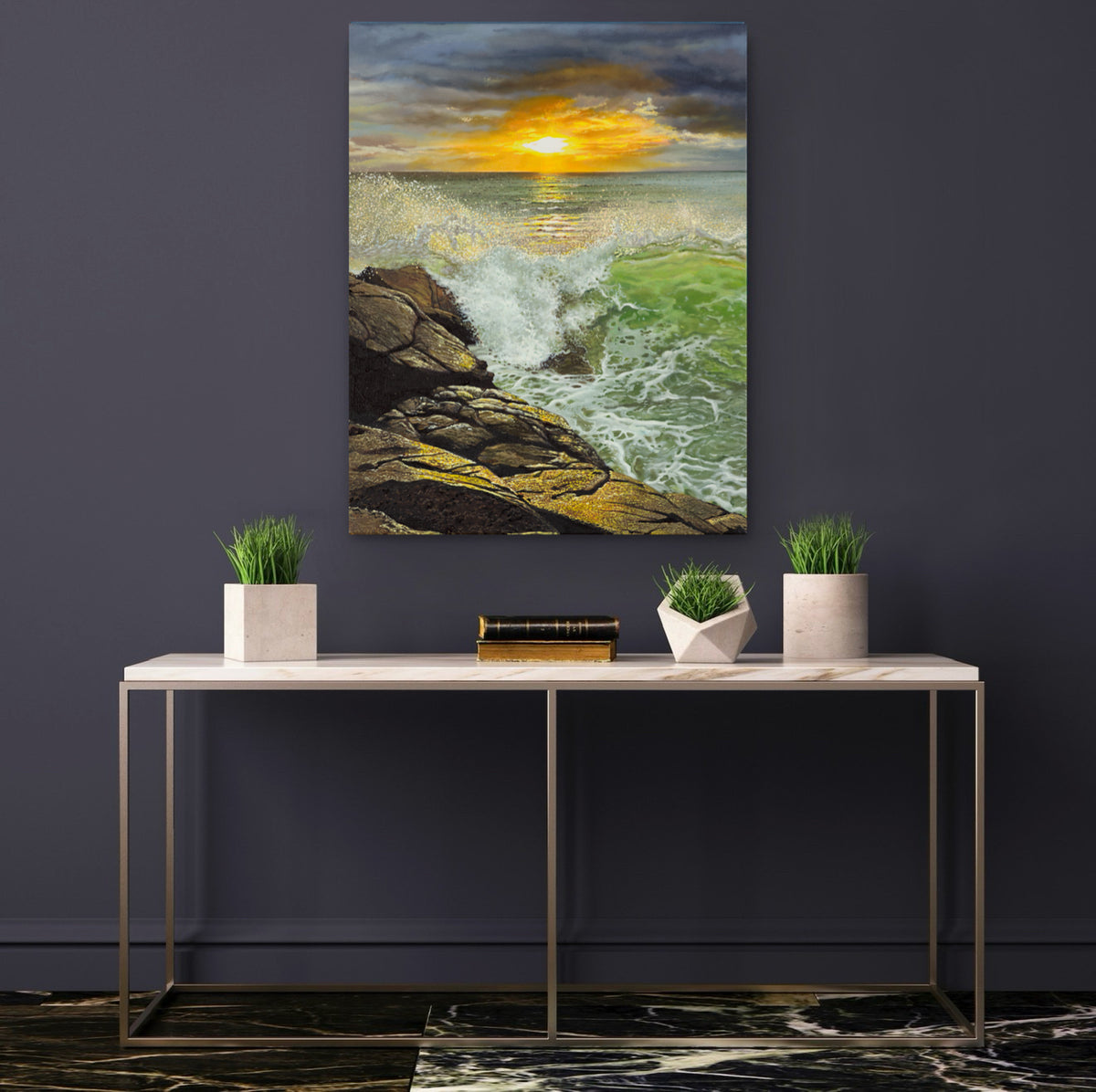 Far side of the world Harris giclee print