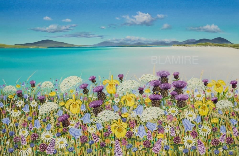 Summer, Clachan Sands, North Uist print