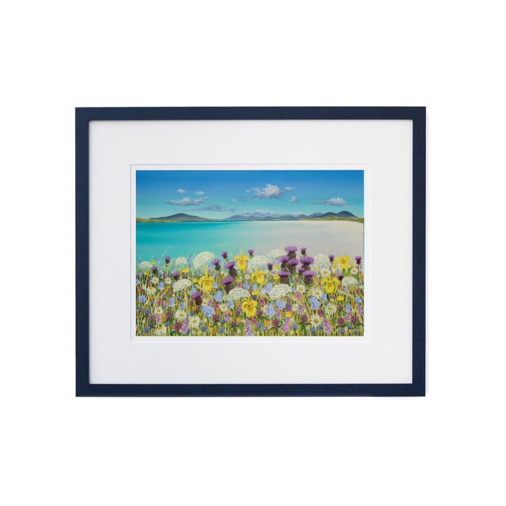 Summer, Clachan Sands, North Uist print