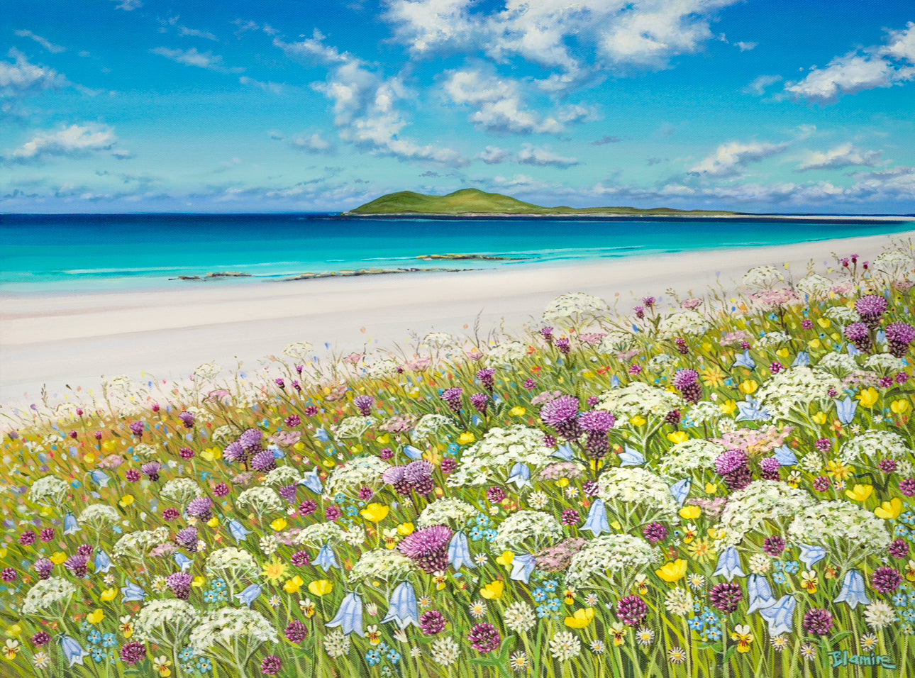 Garrynamonie South Uist giclee print