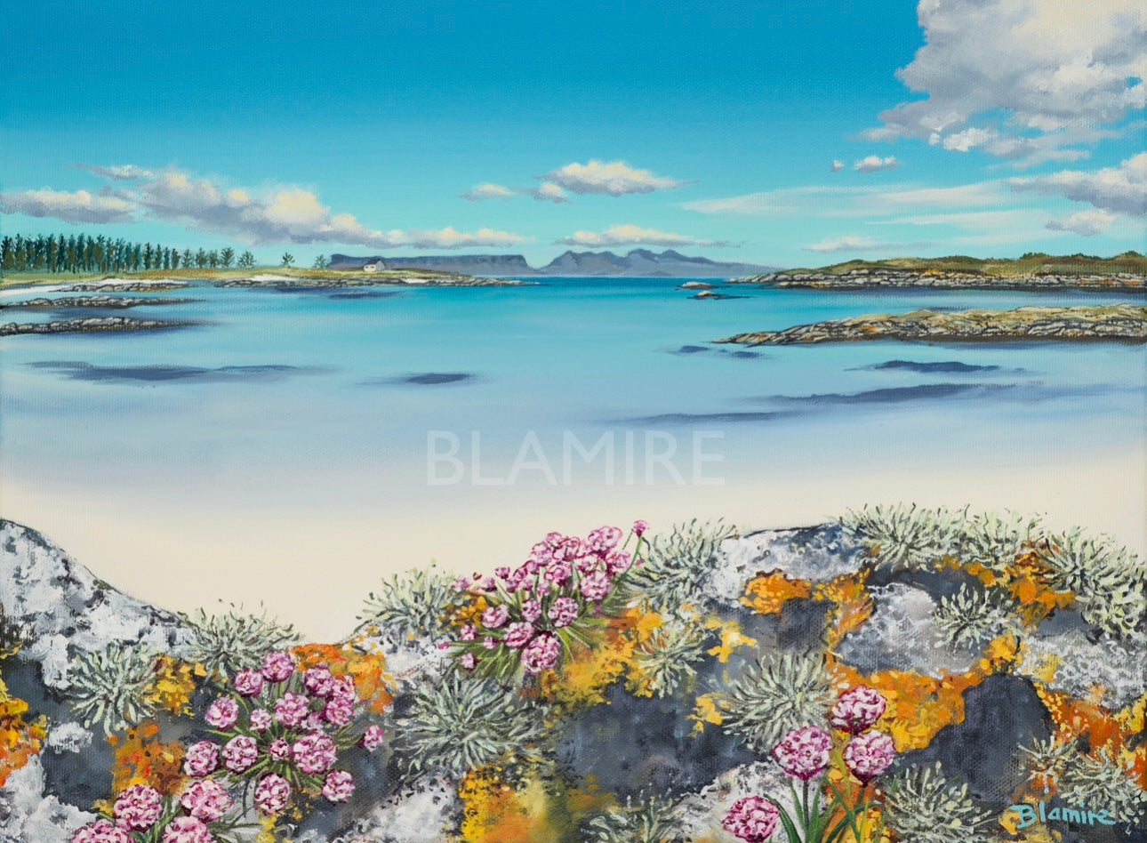 Traigh seapinks, Arisaig print