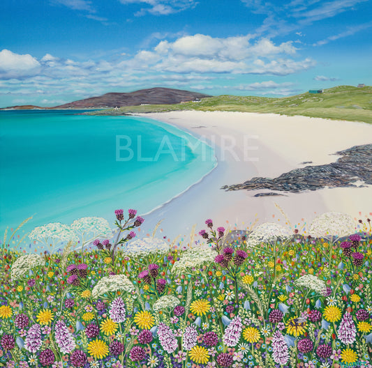 Eriskay machair print