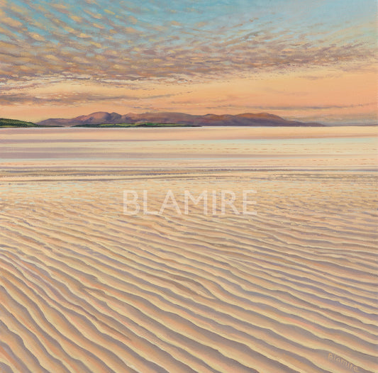 Ripples at dusk, Ettrick bay Bute giclee print
