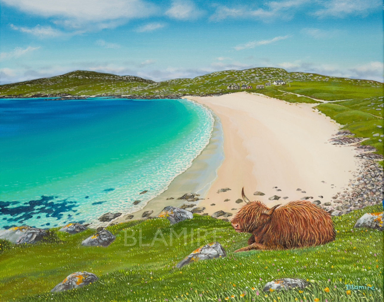 Hushinish coo Harris print