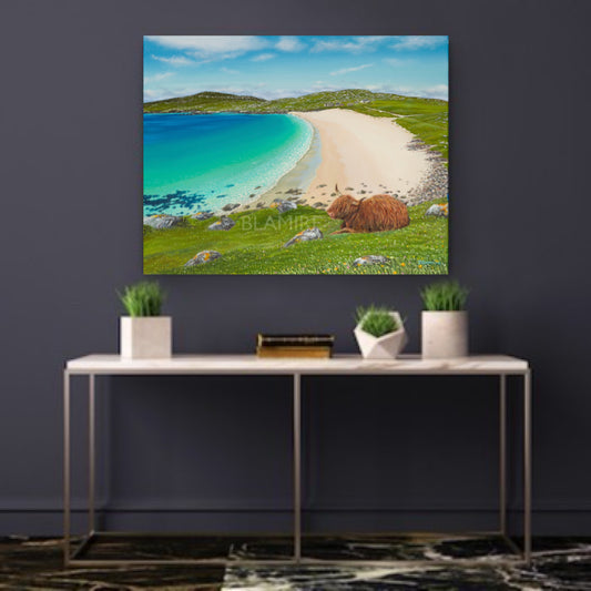 Hushinish coo Harris print