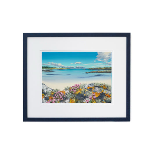 Traigh seapinks, Arisaig print