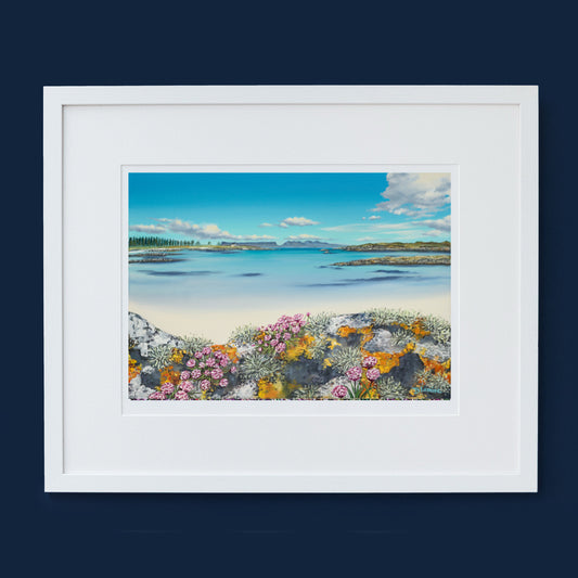 Traigh seapinks, Arisaig print
