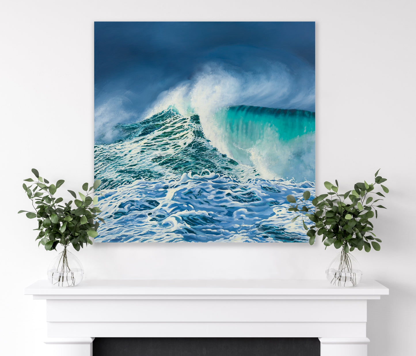 Hebridean storm print