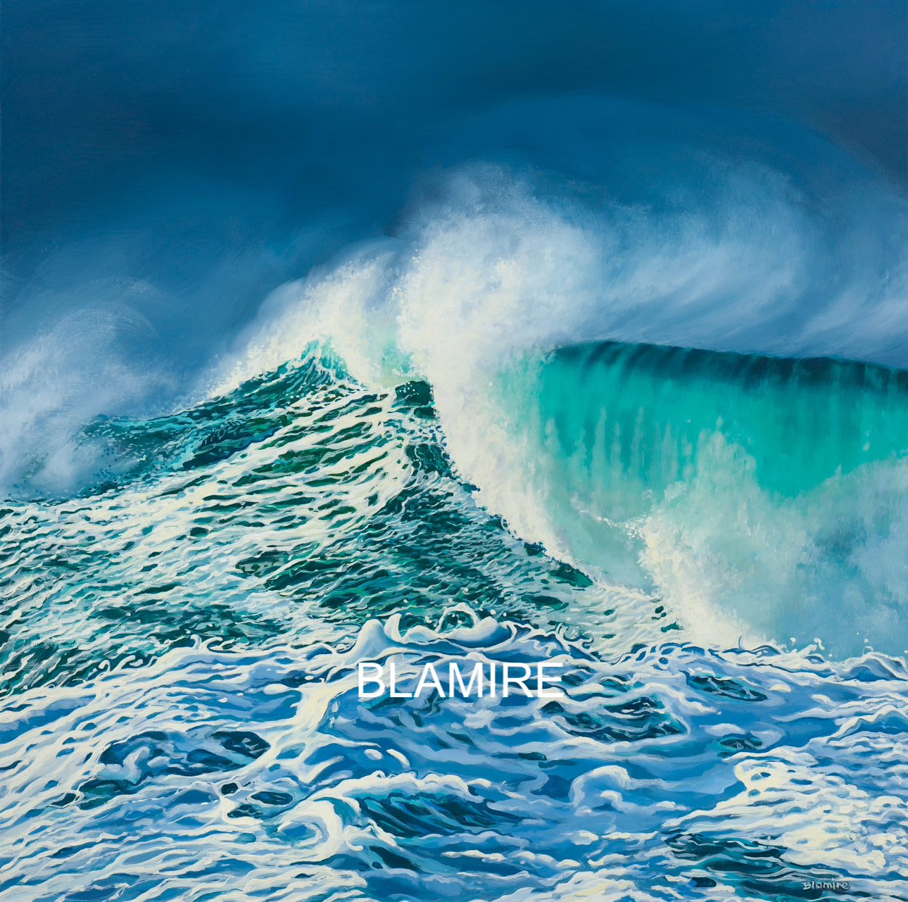 Hebridean storm print