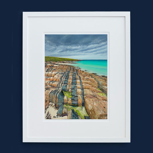 Hosta rocks North Uist giclee print