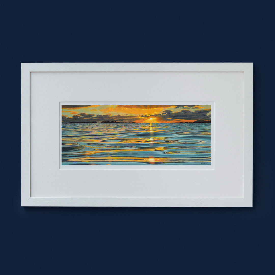 Liquid gold, Arisaig print