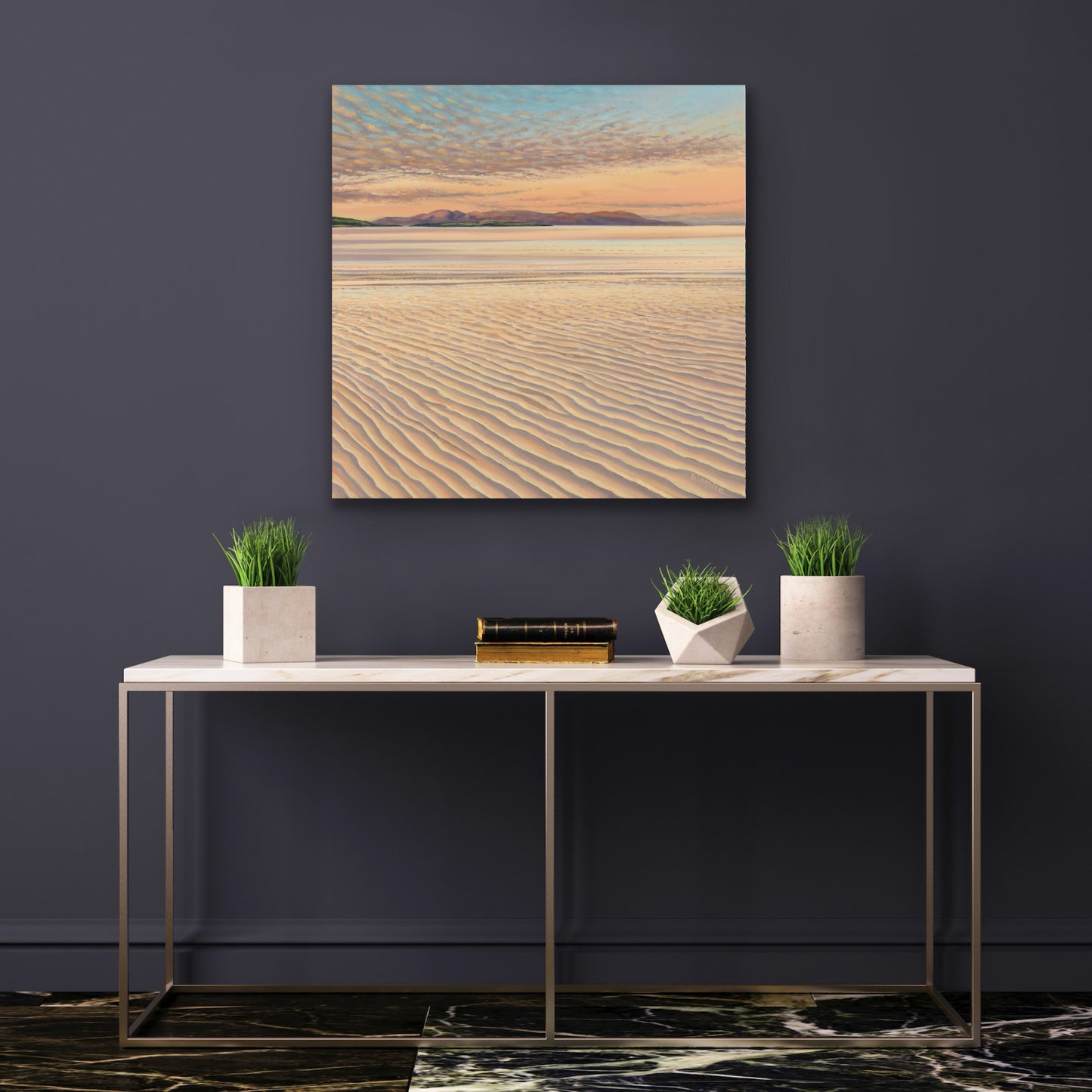 Ripples at dusk, Ettrick bay Bute giclee print