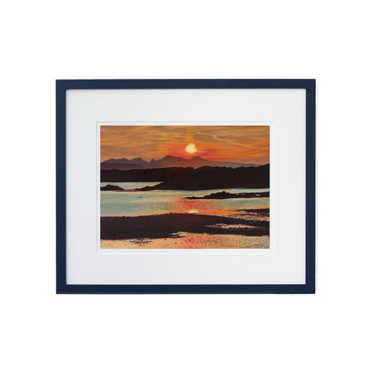 Sunset memories, Arisaig giclee print