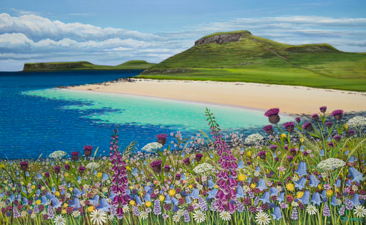 Coral Beach Skye Ciclee Print