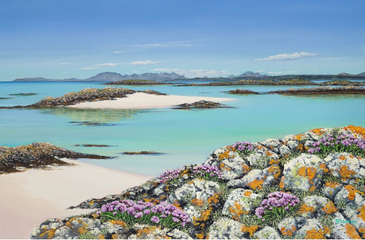 Island peace Arisaig Skye print