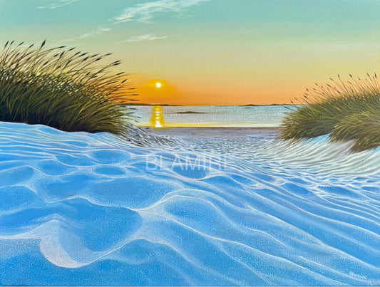 Fèath Salum Tiree sunset print