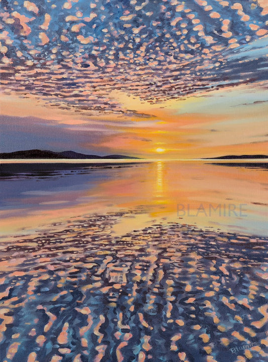 Sunset ripples, Luskentyre print