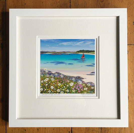 Red sails, Arisaig Print