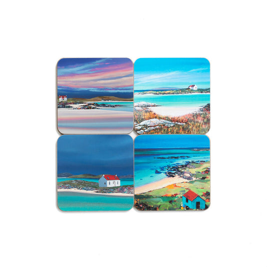 Red Roof Coasters