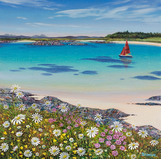 Red sails, Arisaig Print