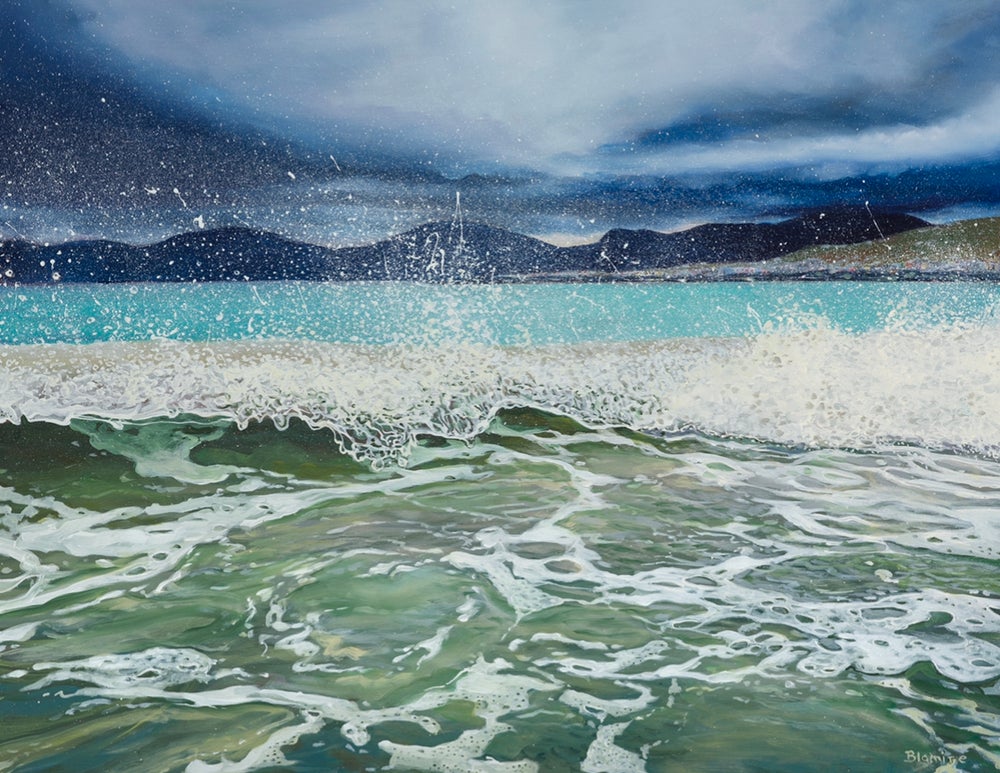 Luskentyre Spray Harris print