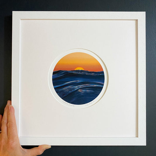 Porthole Sunrise Print