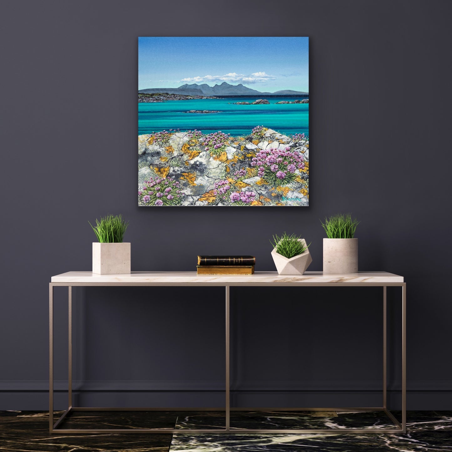 Arisaig Sea Pinks Print