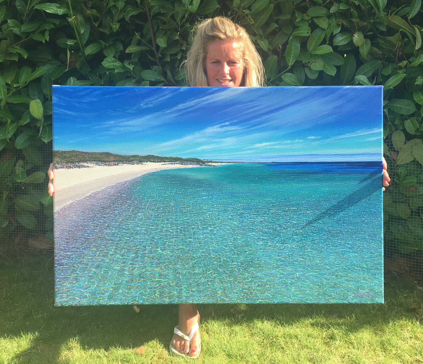 Wispy Clouds, Caolas, Tiree Print