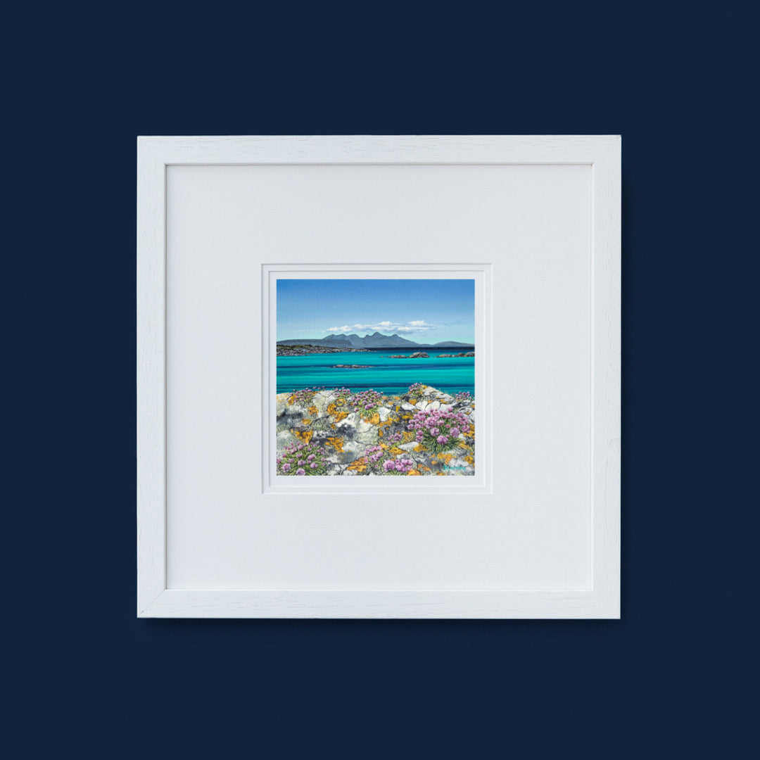 Arisaig Sea Pinks Print