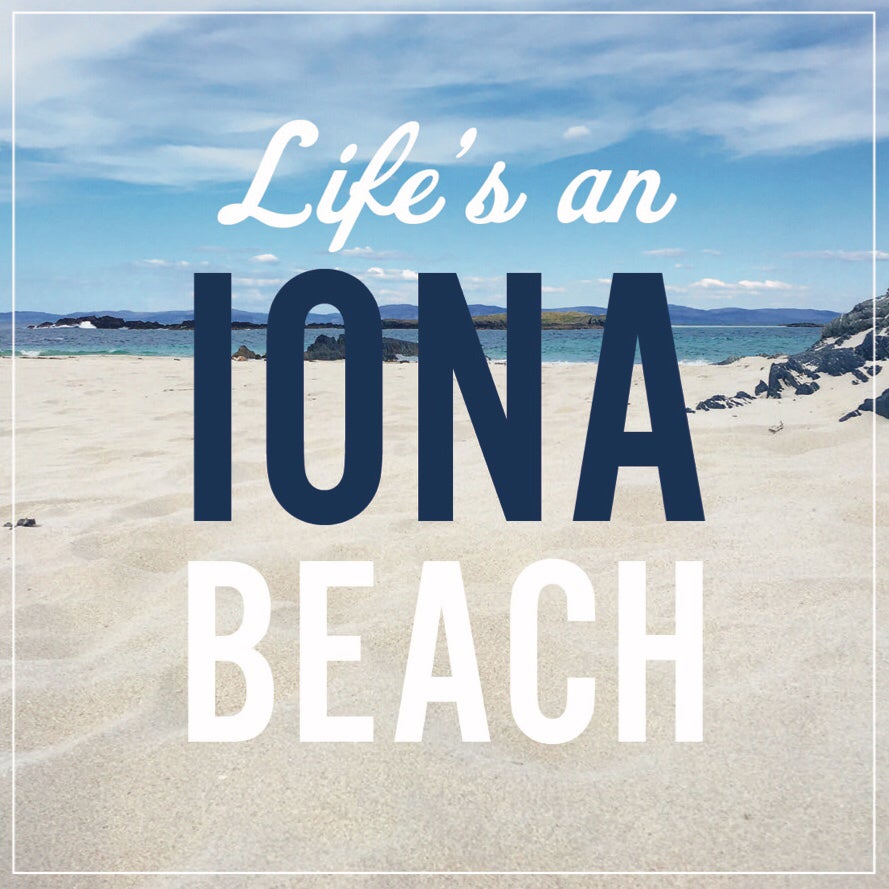 Iona Window Sticker