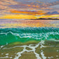 Walking on the waves giclee print