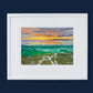 Walking on the waves giclee print