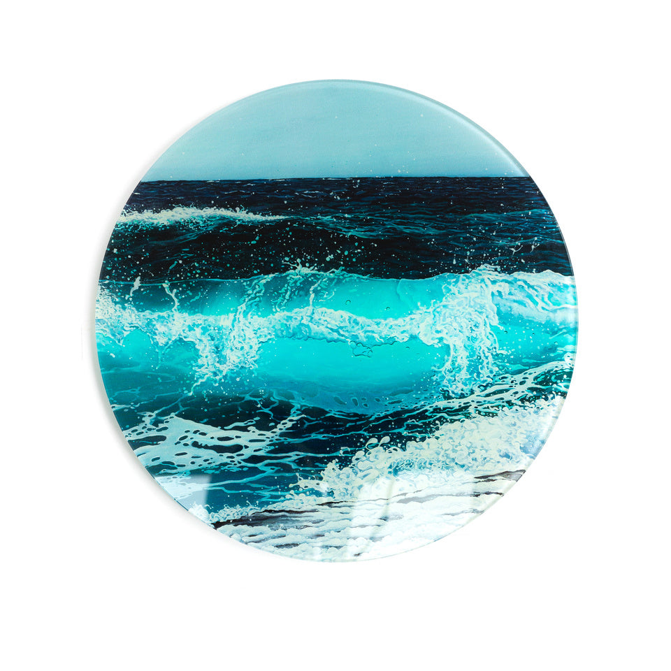 Round Glass Platters