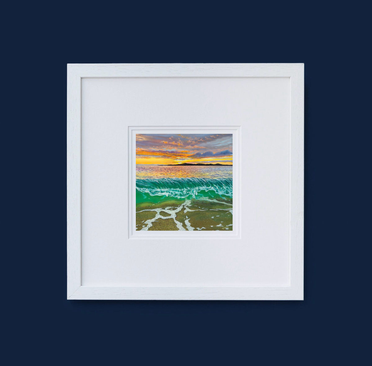 Walking on the waves giclee print