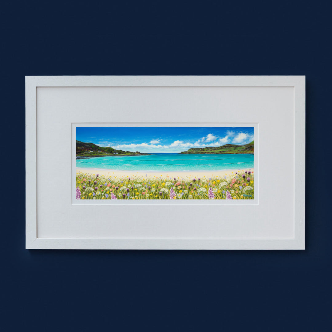 Calgary bay Mull panorama print