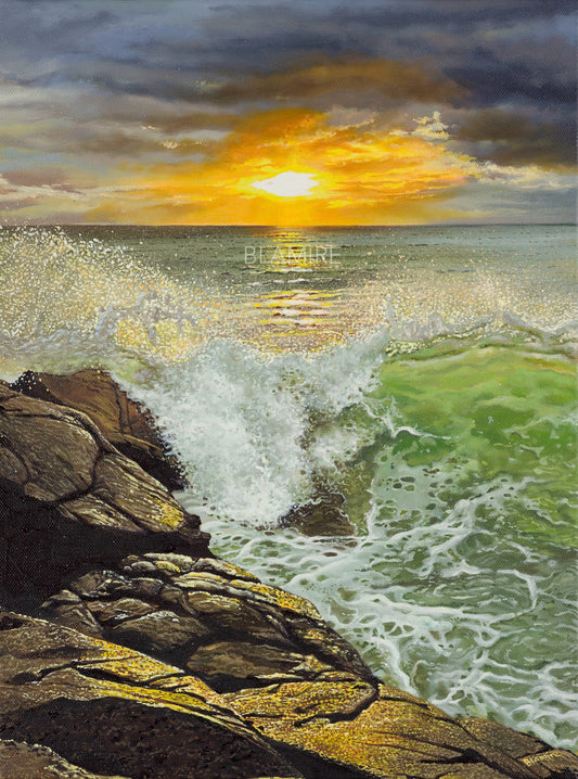 Far side of the world Harris giclee print