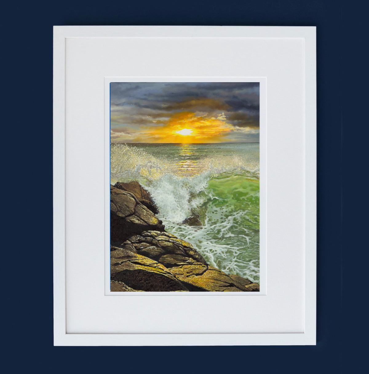 Far side of the world Harris giclee print