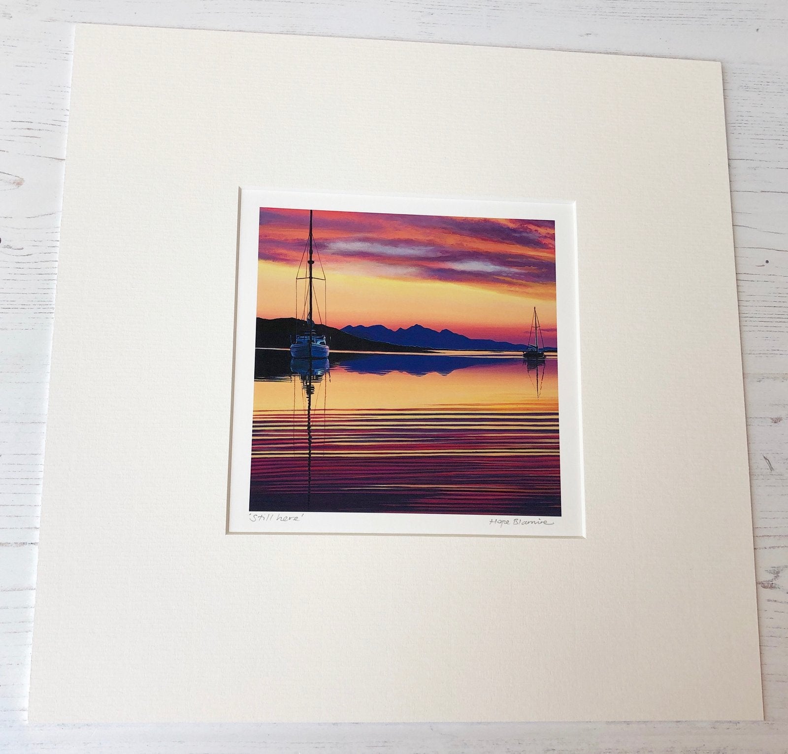 ‘Still here’ Arisaig giclée print ALL sizes