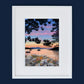 Cherry blossom sunset Arisaig giclee print
