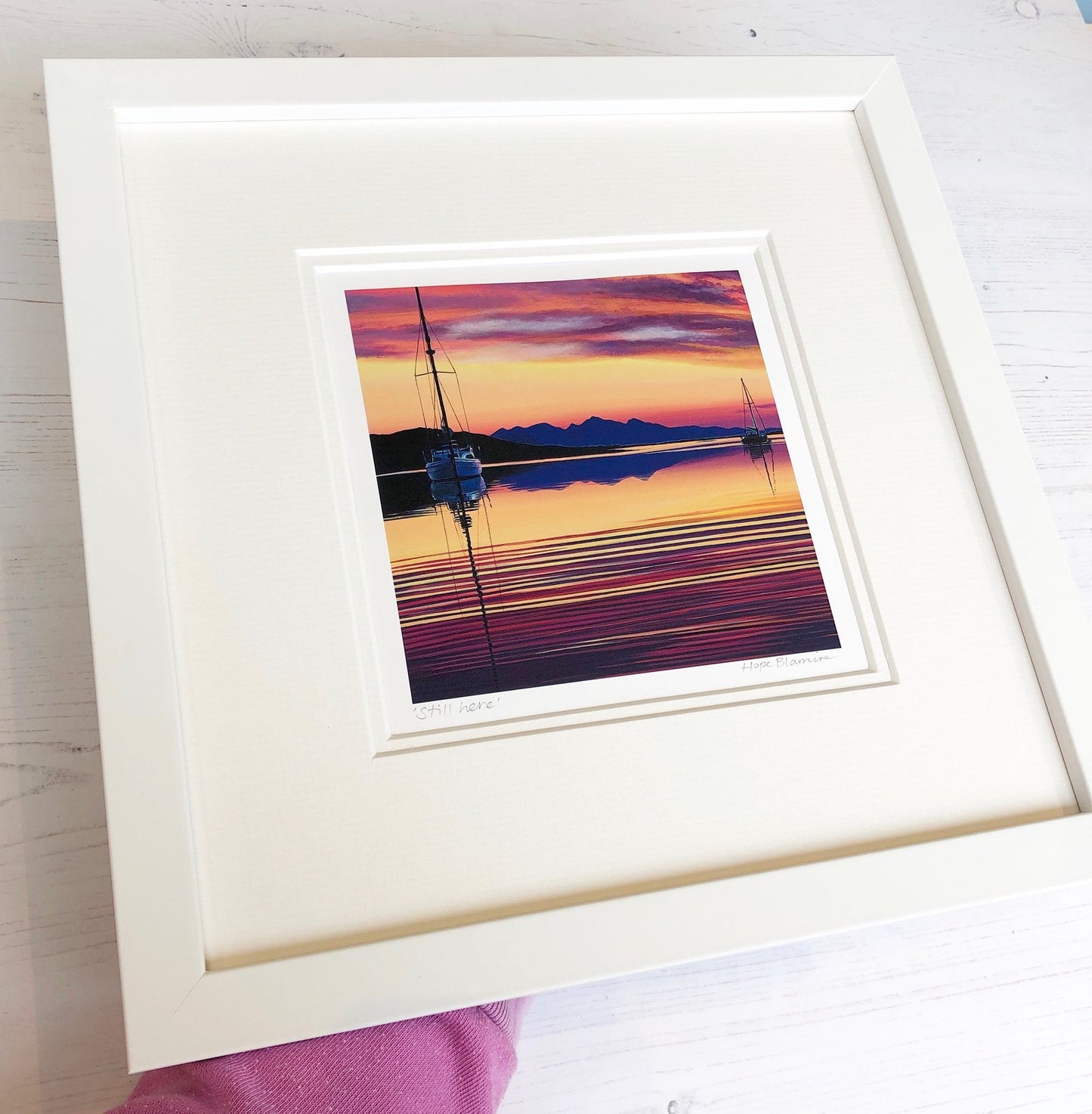 ‘Still here’ Arisaig giclée print ALL sizes