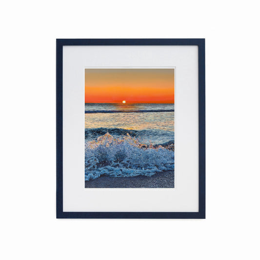 Sunset breaker, Barra. Wave giclee print