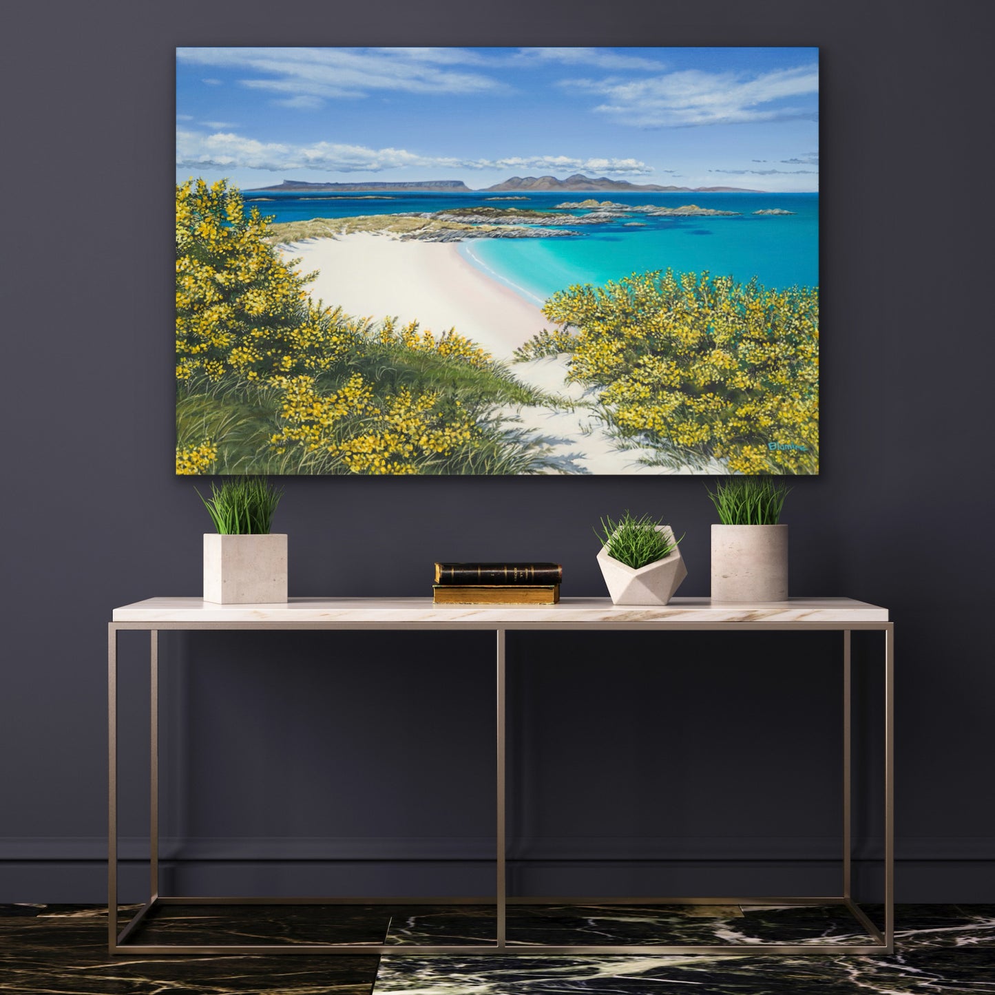 Island view, Camusdarach giclee print