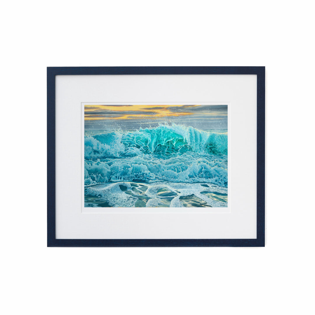 Last light breaker wave giclee print