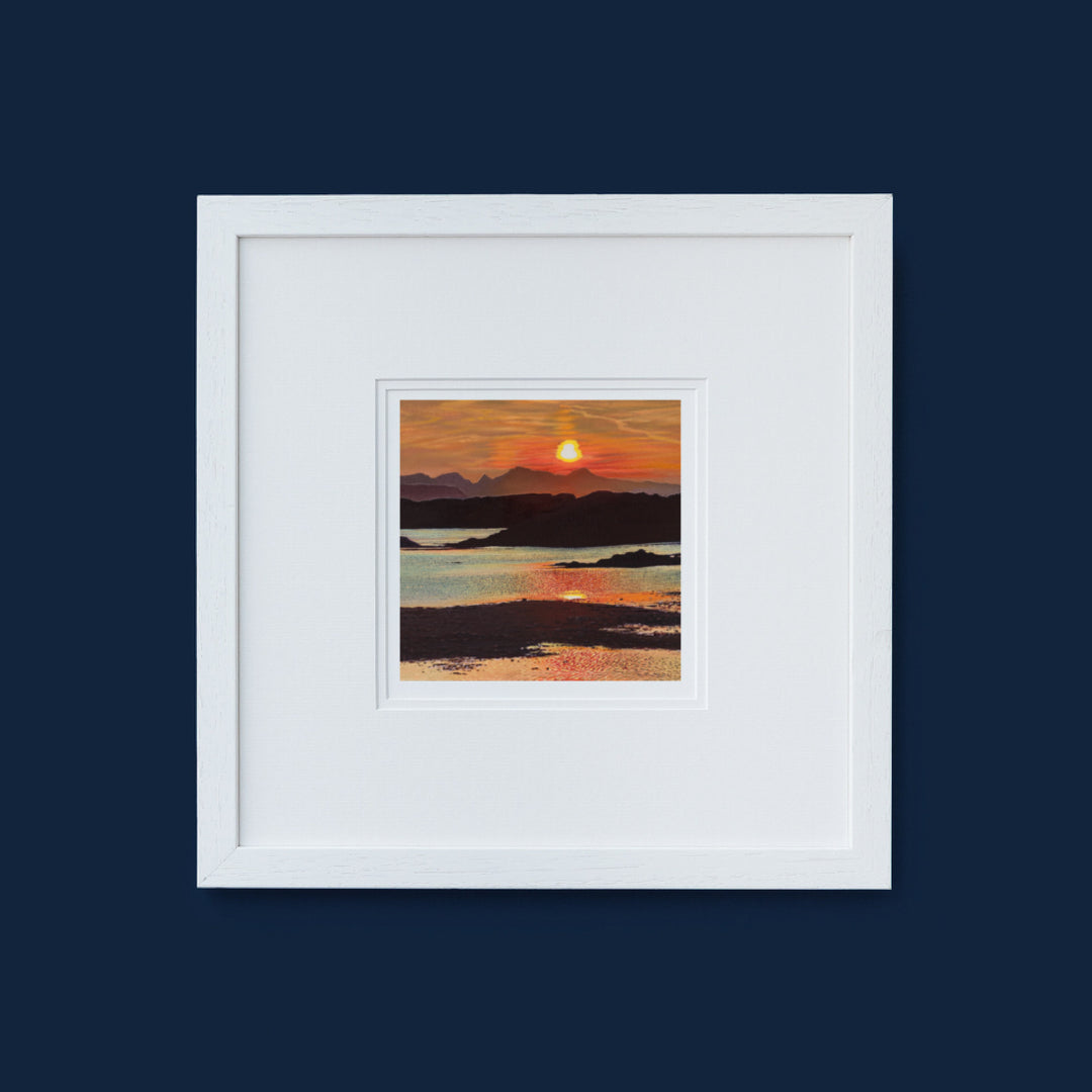 Sunset memories, Arisaig giclee print
