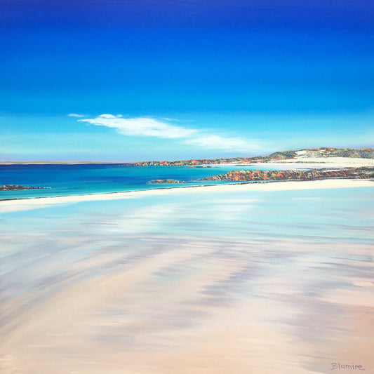 Wet sand, Caolas, Tiree small print