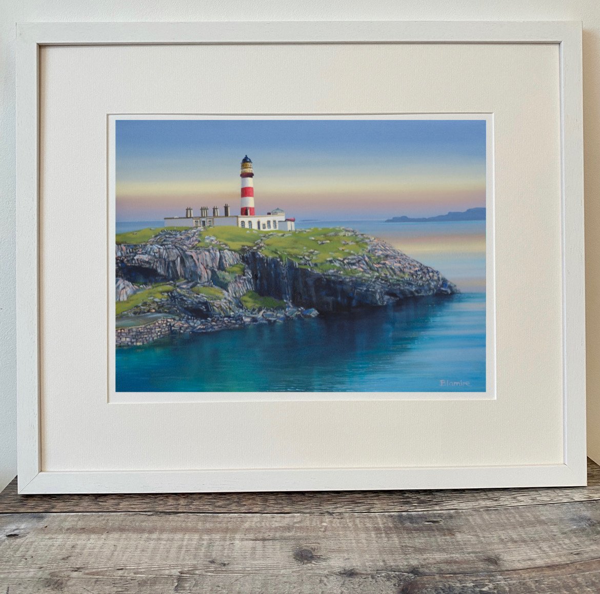 Scalpay Harris lighthouse giclee print 