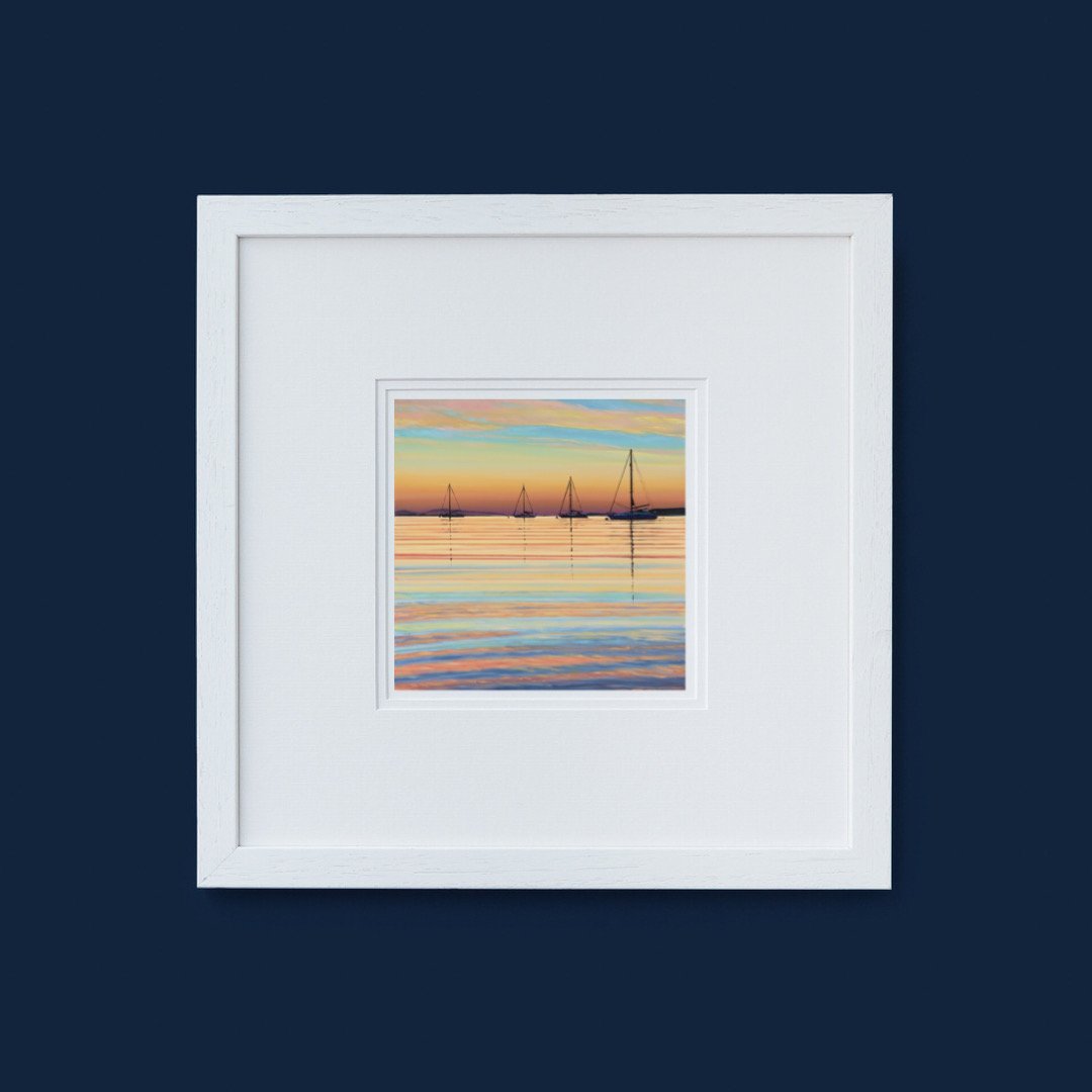 Sunset sails, Arisaig giclee print