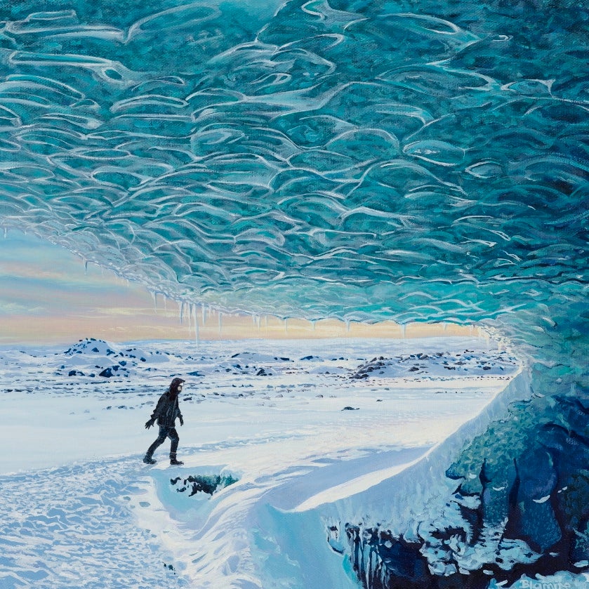 Iceland Ice Cave Print