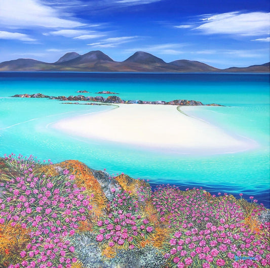 Colonsay Sea Pinks Print